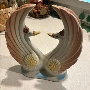 Vintage Swan Ceramic Figurine